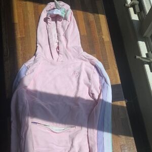 Soft Pink Pullover Hoodie Sweatshirt